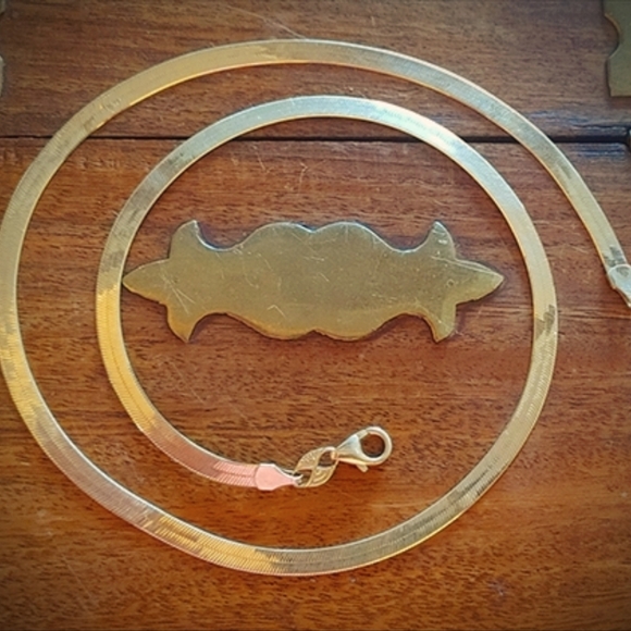 14k solid gold chain - Picture 4 of 10